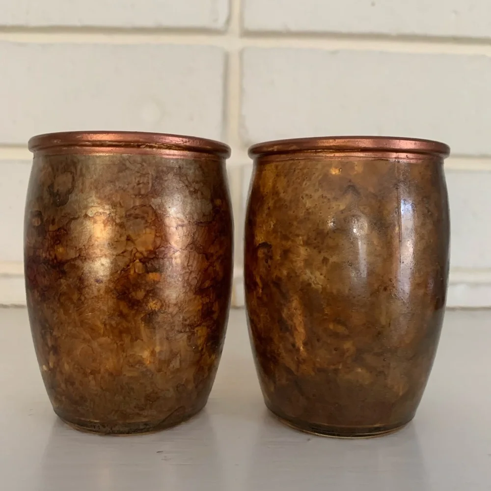 Hand Painted Votive Candle Holders
